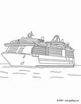 Crucero Cruzeiro Ausmalen Kreuzfahrtschiff Bateau Aida Colorier Hellokids Bateaux Barcos sketch template