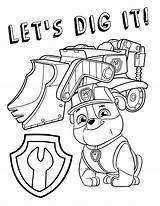 Paw Patrol Coloring Pages Chase Marshall Truck Fire Printable Rubble Sheet Excellent Entitlementtrap Amazing Size Birijus Pups sketch template