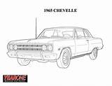 Chevelle Muscle sketch template