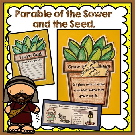 parable   sower   seed craft    teachers