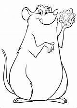 Ratatouille Coloring Pages Printable Books Last sketch template