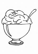 Cream Ice Coloring Pages Eat Scoop Sundae Clipart Cartoon Printable Cliparts Coloringsky Color Clip Print Coloringmates Getdrawings Getcolorings Library Popular sketch template