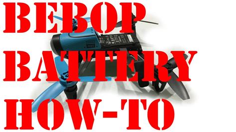 attach parrot bebop battery youtube