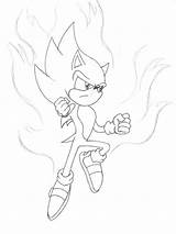Sonic Coloring Super Pages Color Printable Print Getcolorings Getdrawings sketch template