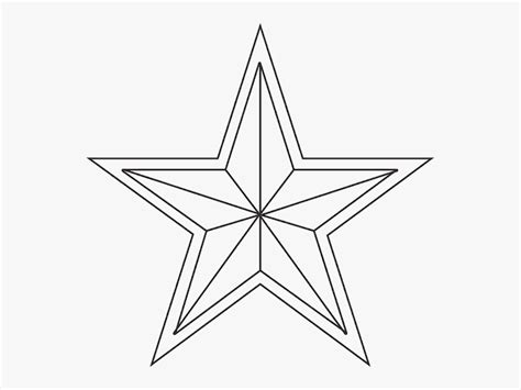 star  christmas tree coloring page