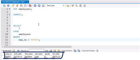 sql delete statement how to safely remove records from a database