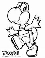 Yoshi Toad sketch template