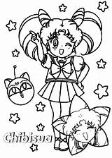 Sailor Moon Coloring Pages Mini Chibiusa Characters Printable Book Popular Gif Coloringhome Getcolorings Colouring Azcoloring sketch template