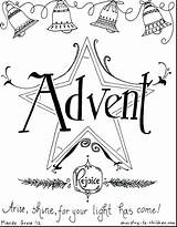 Advent Coloring Pages Wreath Christmas Printable Calendar Hope Print Worksheets Season Sunday Kids Sheets Candles Children Color Sheet Christian Book sketch template