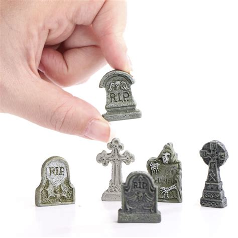 miniature gothic tombstones dollhouse miniatures doll supplies