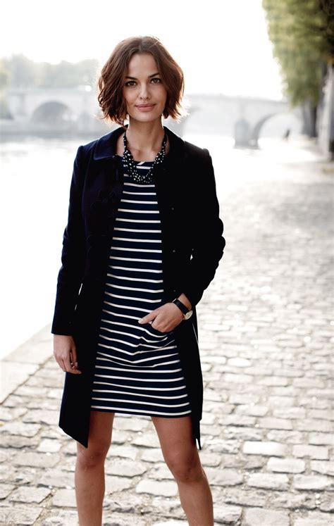 parisian chic street style dress   french woman