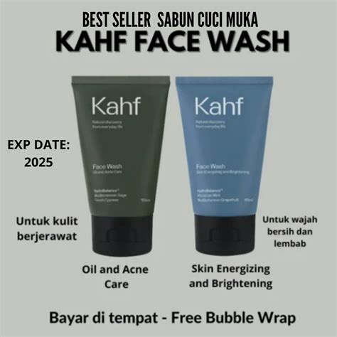 jual kahf face wash  ml oil  acne care skin energizing