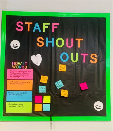 staff shout  board