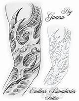 Biomechanical Tattoo Designs Ganesa Tattoos Sketches Sketch Deviantart Bio Drawings Arm Biomech Sleeve Wzory Men Drawing Mech Tatuaże Skull Szkice sketch template