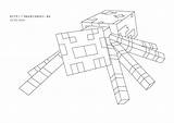 Minecraft Spider Coloring Pages Getcolorings Col Printable Color Getdrawings Drawing Print sketch template