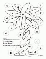 Chicka Boom Coloring Literacy Identification Lembaran Prasekolah Ccbb Coloringhome Paste Forms Centres Alphabets Word Palm Lowercase Carte sketch template