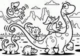 Coloring Pages Dinosaur Kids Clipart Simple Cute Library sketch template