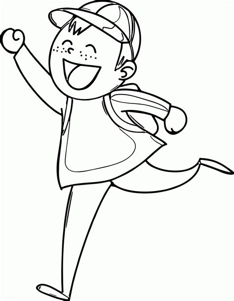happy coloring page coloring home