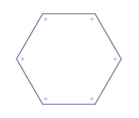 vector     bulged hexagon  adobe illustrator graphic