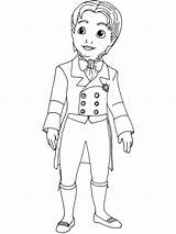 Prince Coloring Pages Girls Printable sketch template