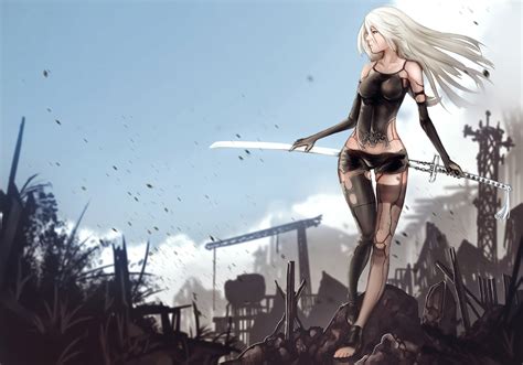 nier automata yorha type a no2 hd games 4k wallpapers images backgrounds photos and pictures