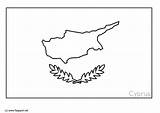 Cyprus Flag Coloring Pages Edupics sketch template