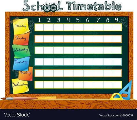 printable time table schedule  school timetable schedule