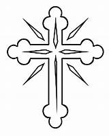 Coloring Pages Crosses Cross Popular sketch template