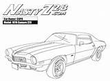 Coloring Camaro Pages Car Chevy Ss Muscle Chevrolet 1969 Cars Z28 Classic Drawing Truck Drawings Book Printable Lowrider American Letscolorit sketch template