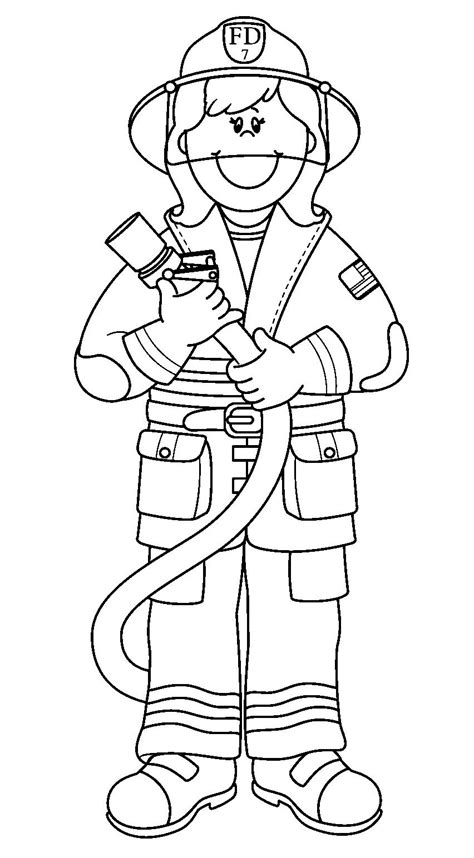 printable fireman coloring pages printable firefighter coloring pages