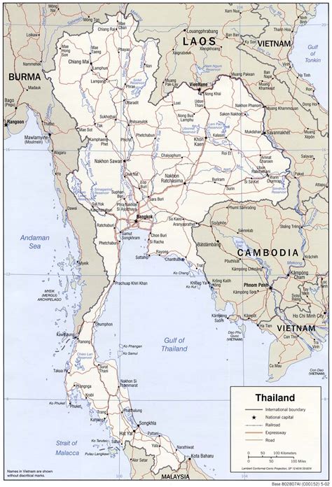 map  thailand  source   kinds  maps  thailand