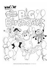 Wiggles Birthday Coloring Party Pages Emma Wiggle Big Template Colouring Sketch Coming Screen Parties Movie Print Sheet Sheets Choose Board sketch template