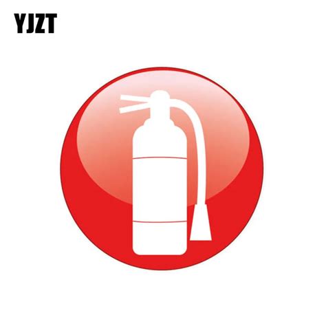 yjzt cmcm creative warning fire extinguisher security decal