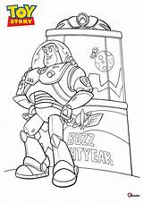 Buzz Coloring Toy Story Lightyear Pages Printable Character Bubakids sketch template