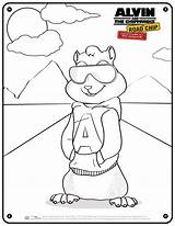 Alvin Chipmunks Pages Coloring Color Print Activity Them Sheet Below So Size Click sketch template
