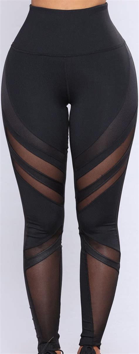 Dont Mesh With Me Active Leggings Black Active Leggings Active