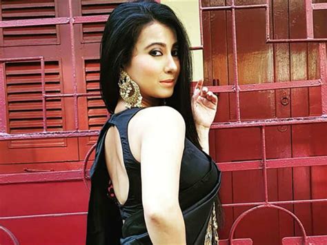 Actress Monami Ghosh Sizzles In A Black Saree Take A Look Times Of India