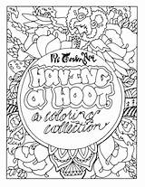 Hoot Coloring Having Collection sketch template
