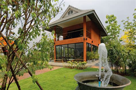 thai style bungalow architecture interior design satya puri studio architects
