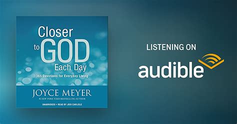 Closer To God Each Day By Joyce Meyer Audiobook