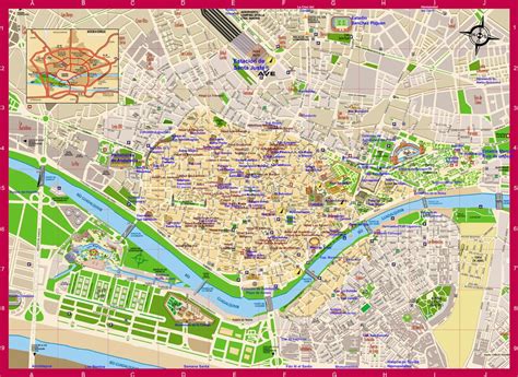 map  sevilla map spain mapaowjecom city photo aerial spain urban travel maps