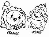 Pikmi Chomp Skittle sketch template