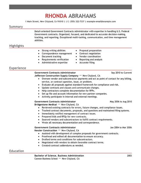 government resume template  microsoft word livecareer