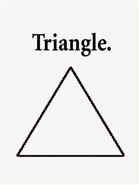 triangle coloring pages walkers july aug pinterest kindergarten