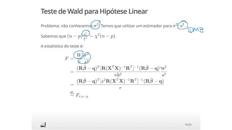 19 Teste De Hipótese Linear Youtube