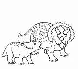 Dinosaur Triassic sketch template
