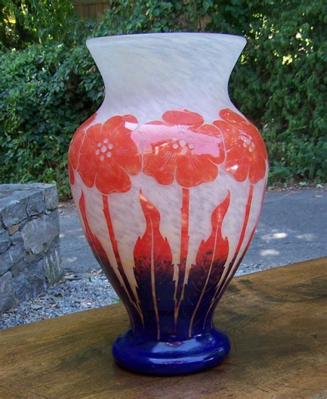 Degue French Art Deco Glass Vase C1920