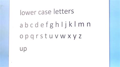 uppercase  lowercase letters meaning infoupdateorg