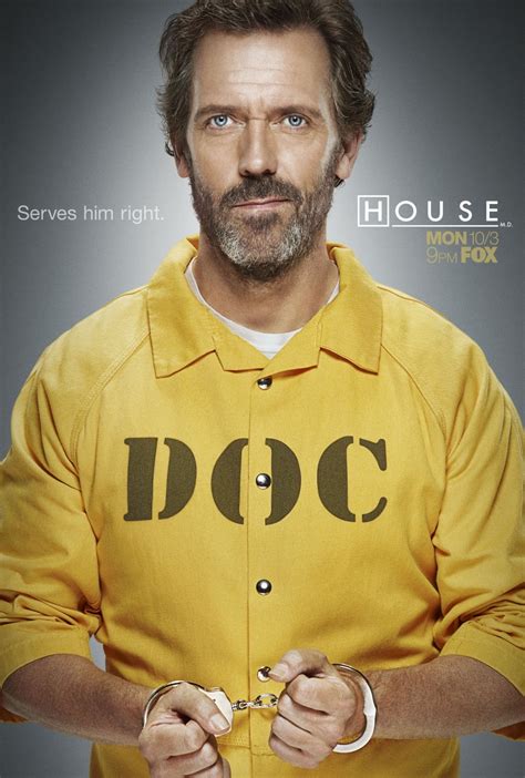 Hugh Laurie House M D Season 8 Promotional Poster 1012x1500 Large