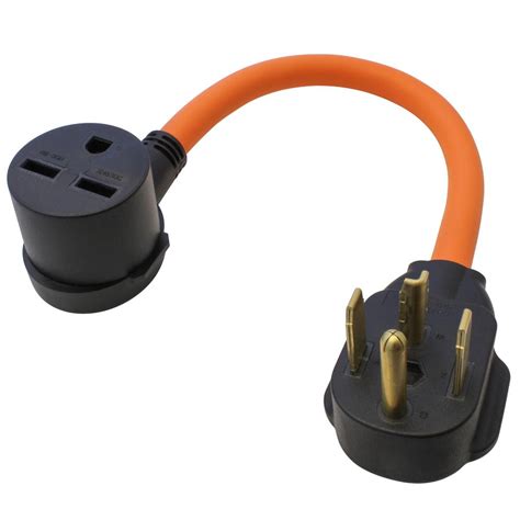 ac works  ft  p  prong dryer plug     prong  amp  volt hvac female adapter